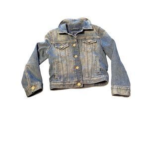 Gap girls denim jacket sz small jean coat blue 6/7